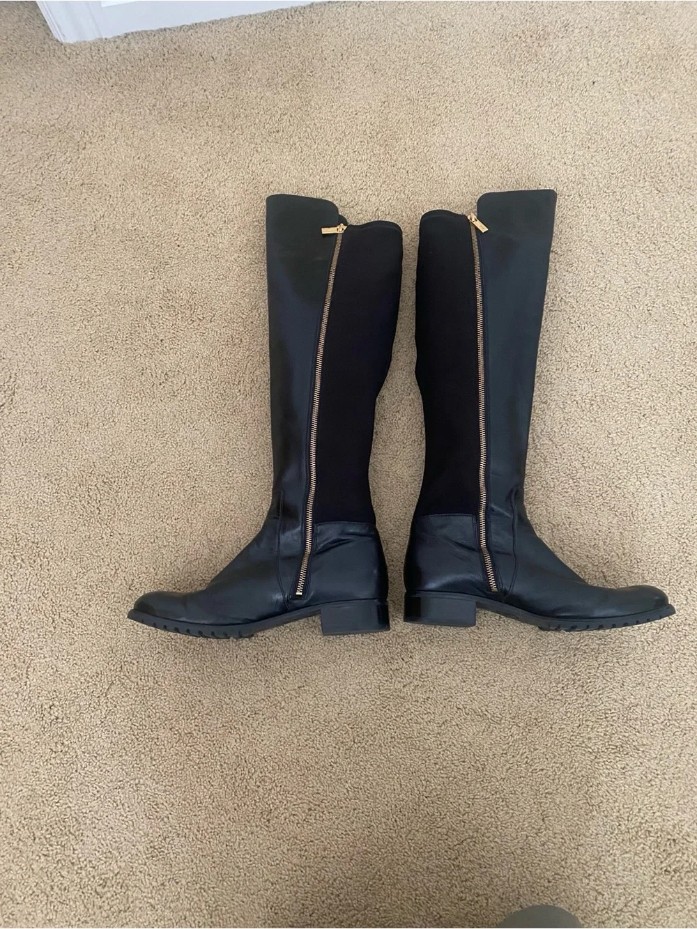 Michael Kors Leather & Stretch Boot